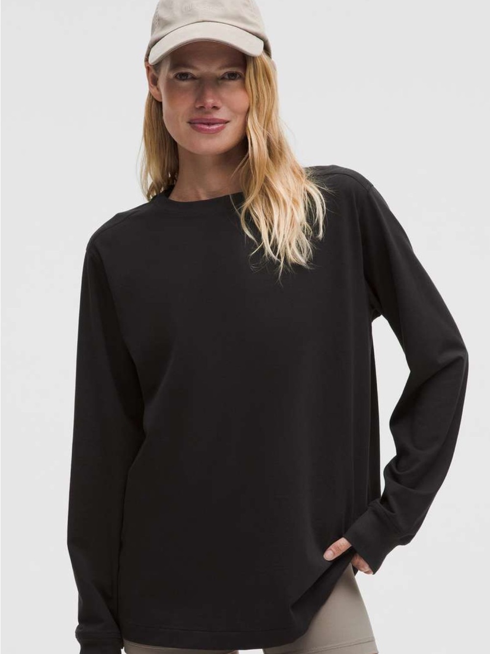 NWT!🍋🍋Lululemon All Yours Organic Cotton Long Sleeve Shirt🍋🍋. Medium. Black.